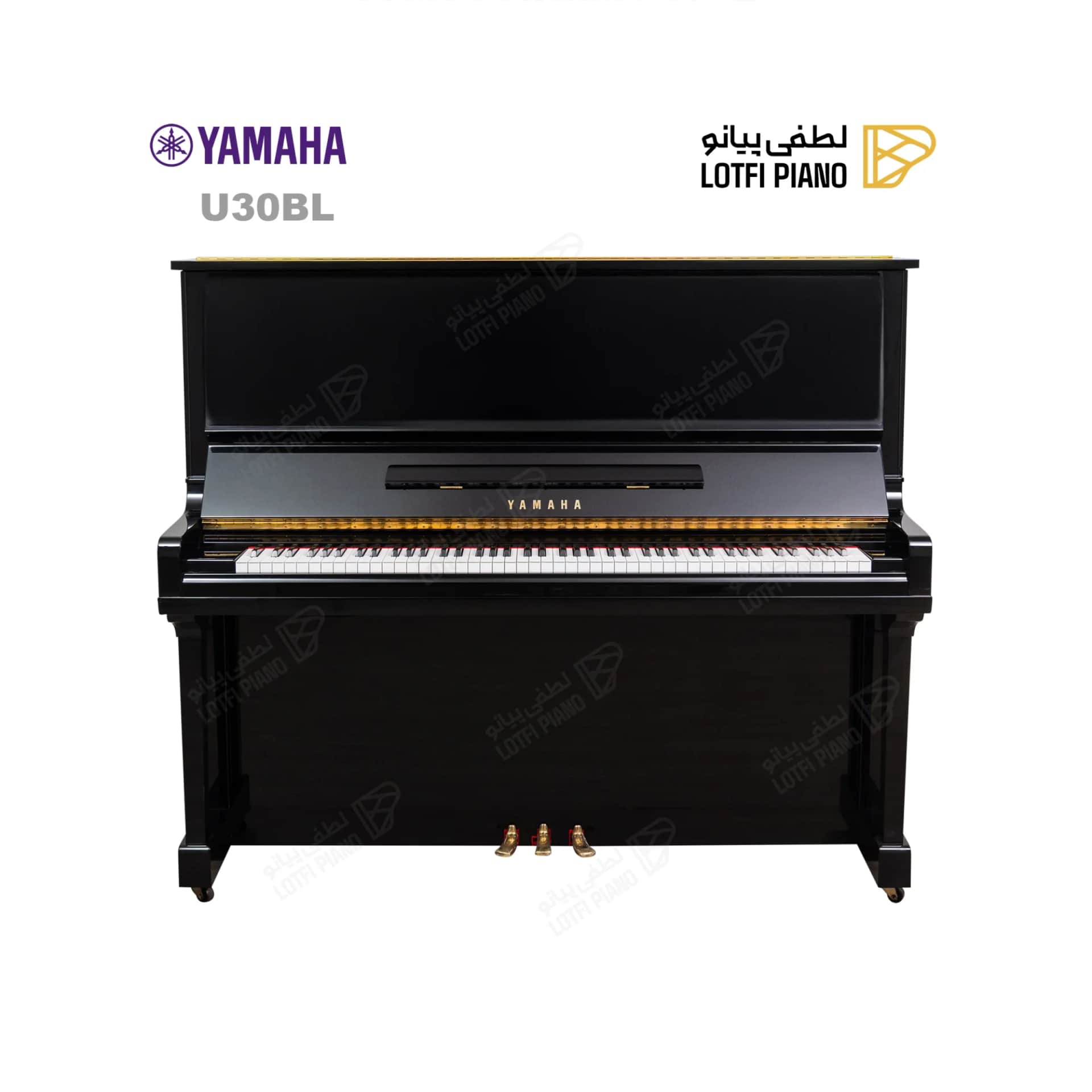 پیانو آکوستیک یاماها مدل YAMAHA U30BL - thumbnail 1