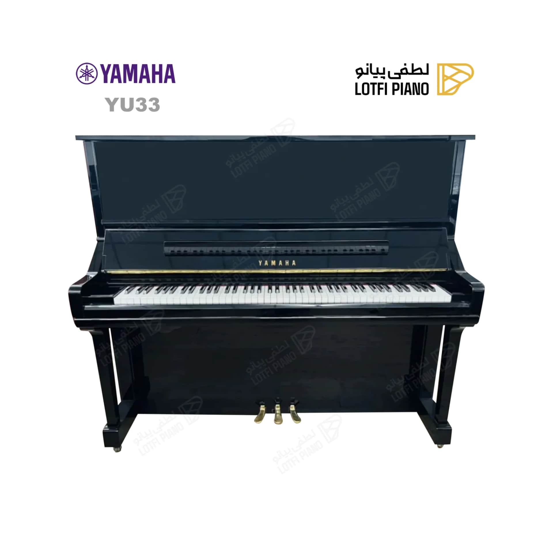 پیانو آکوستیک یاماها مدل YAMAHA YU33 - 2