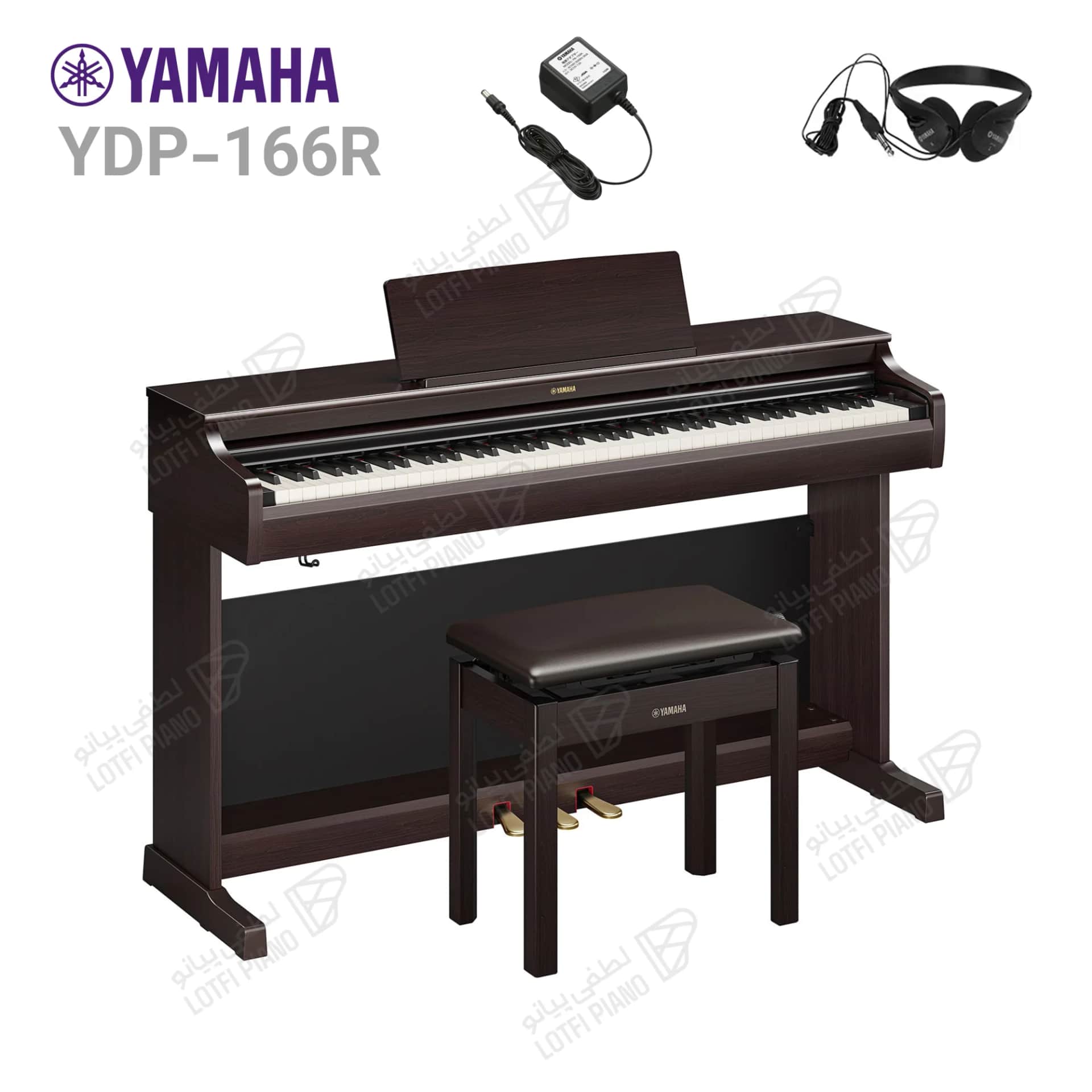 پیانو دیجیتال یاماها مدل Yamaha YDP-166 - thumbnail 2