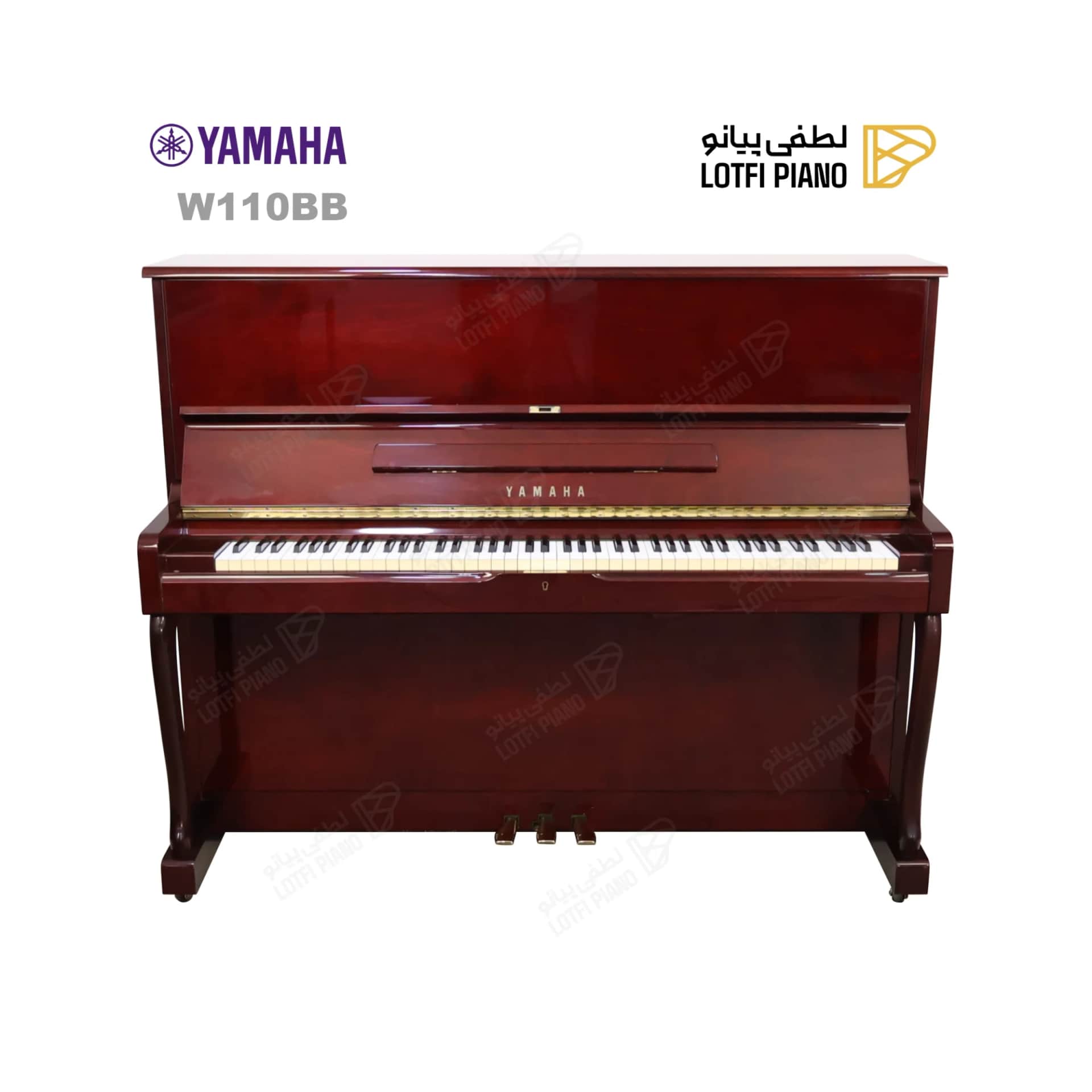 پیانو آکوستیک یاماها مدل Yamaha W110BB - thumbnail 1