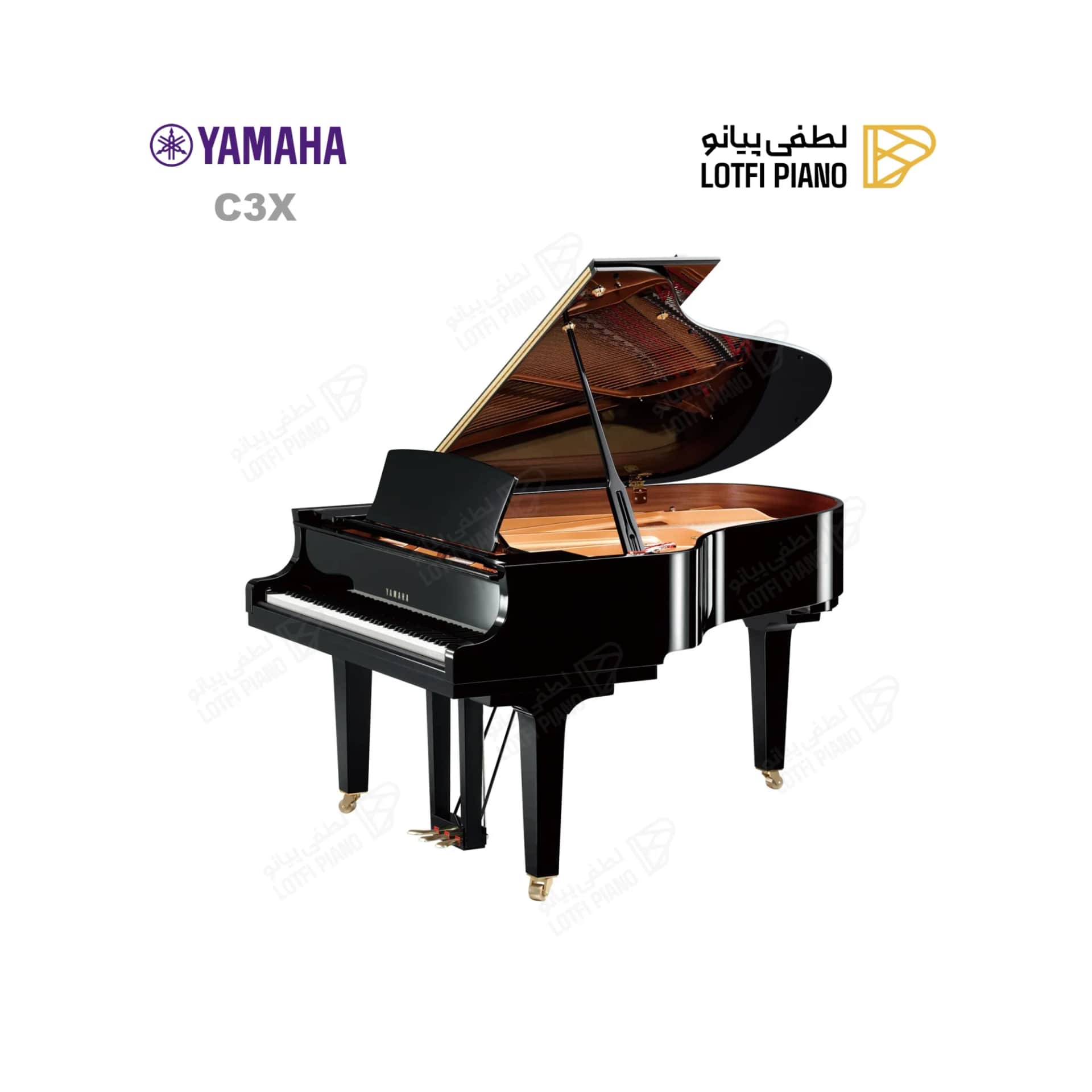 پیانو رویال یاماها مدل YAMAHA C3X - thumbnail 1