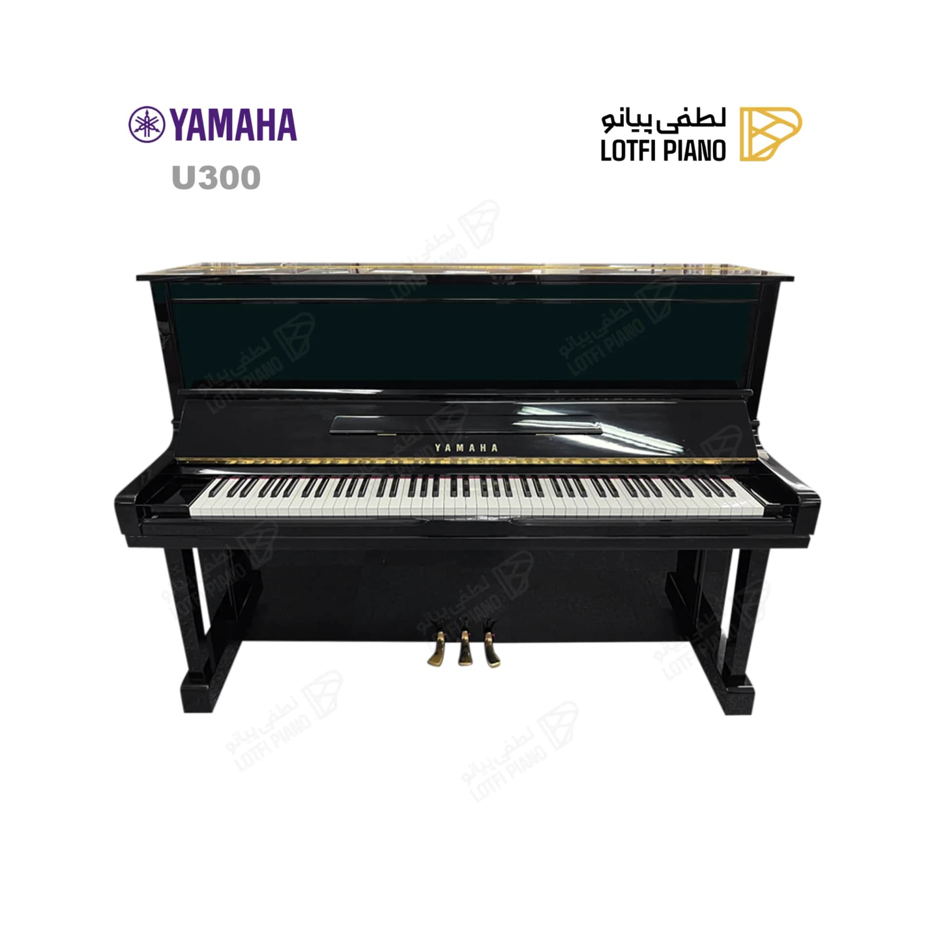 پیانو آکوستیک یاماها مدل YAMAHA U300 - 2