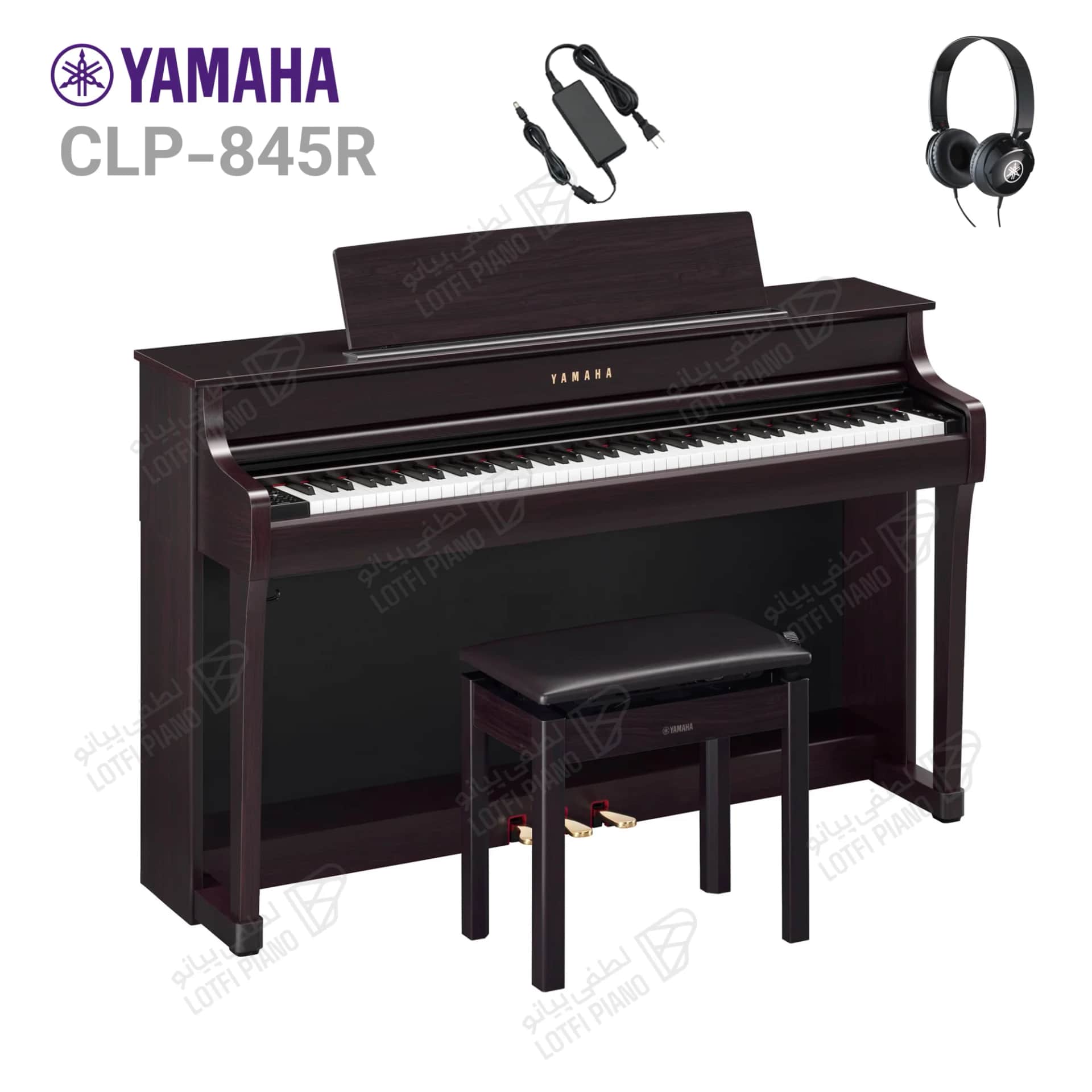 پیانو دیجیتال یاماها مدل YAMAHA CLP-845 - 2