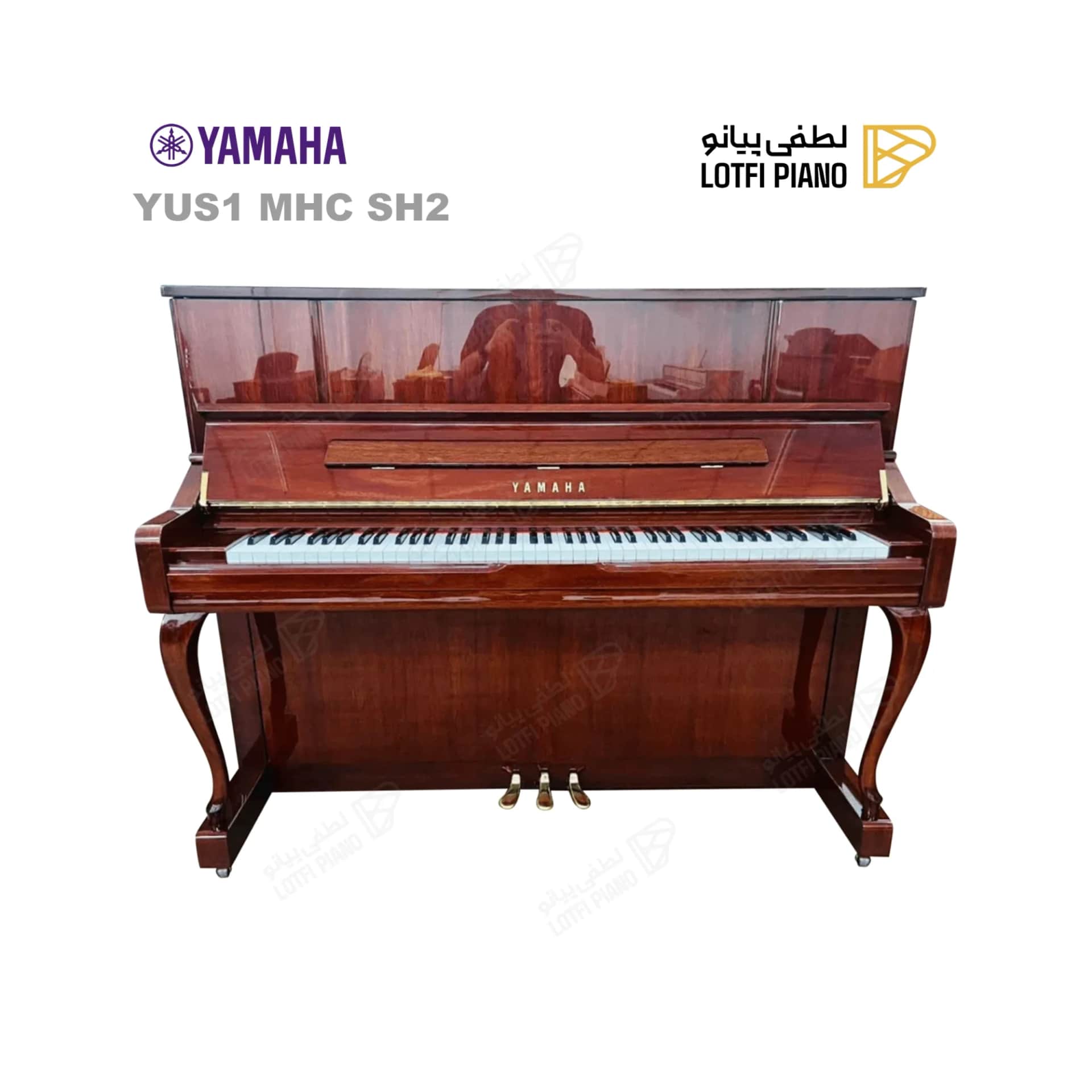 پیانو دیواری یاماها مدل  YAMAHA YUS1 MHC SH2 - 2