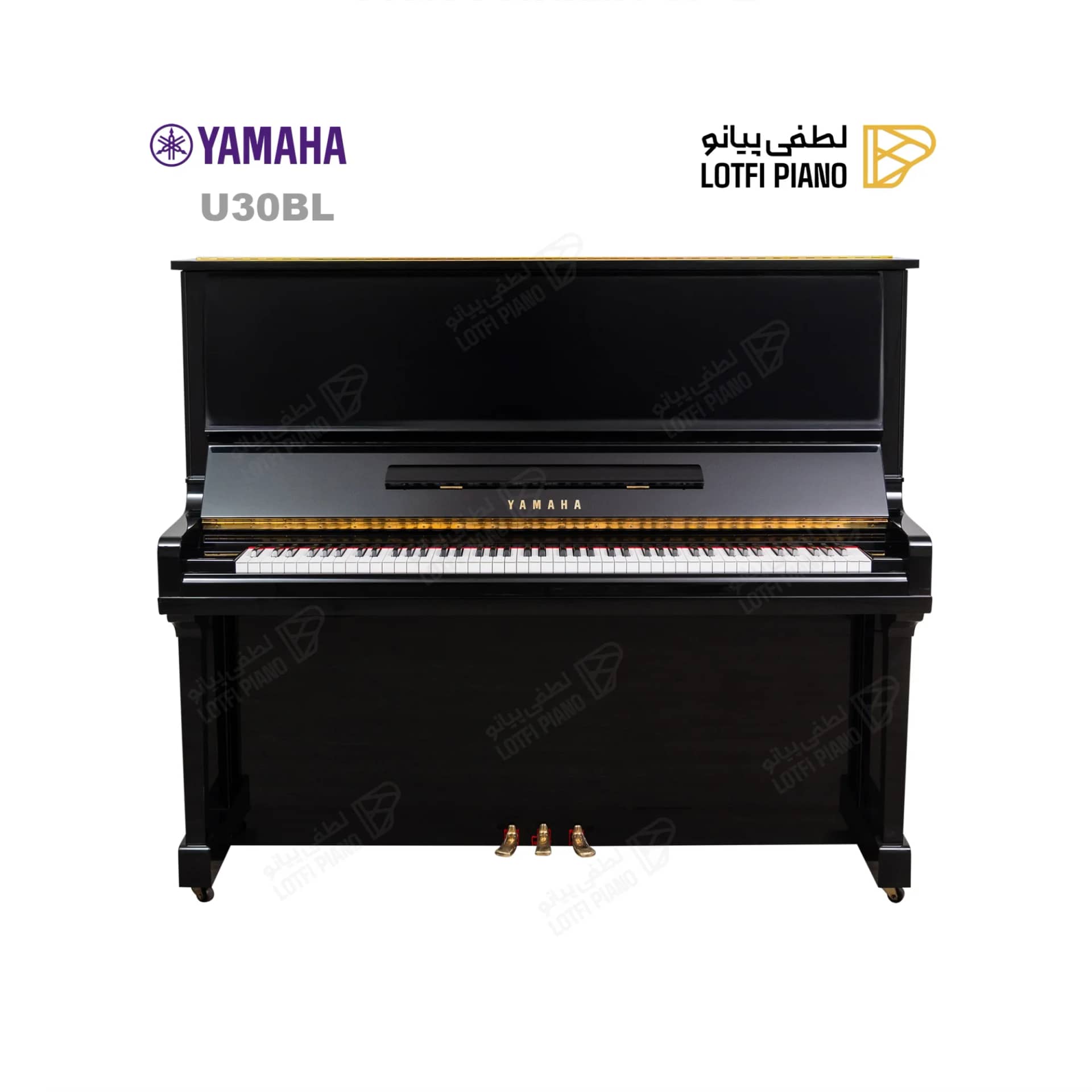 پیانو آکوستیک یاماها مدل YAMAHA U30BL - 2