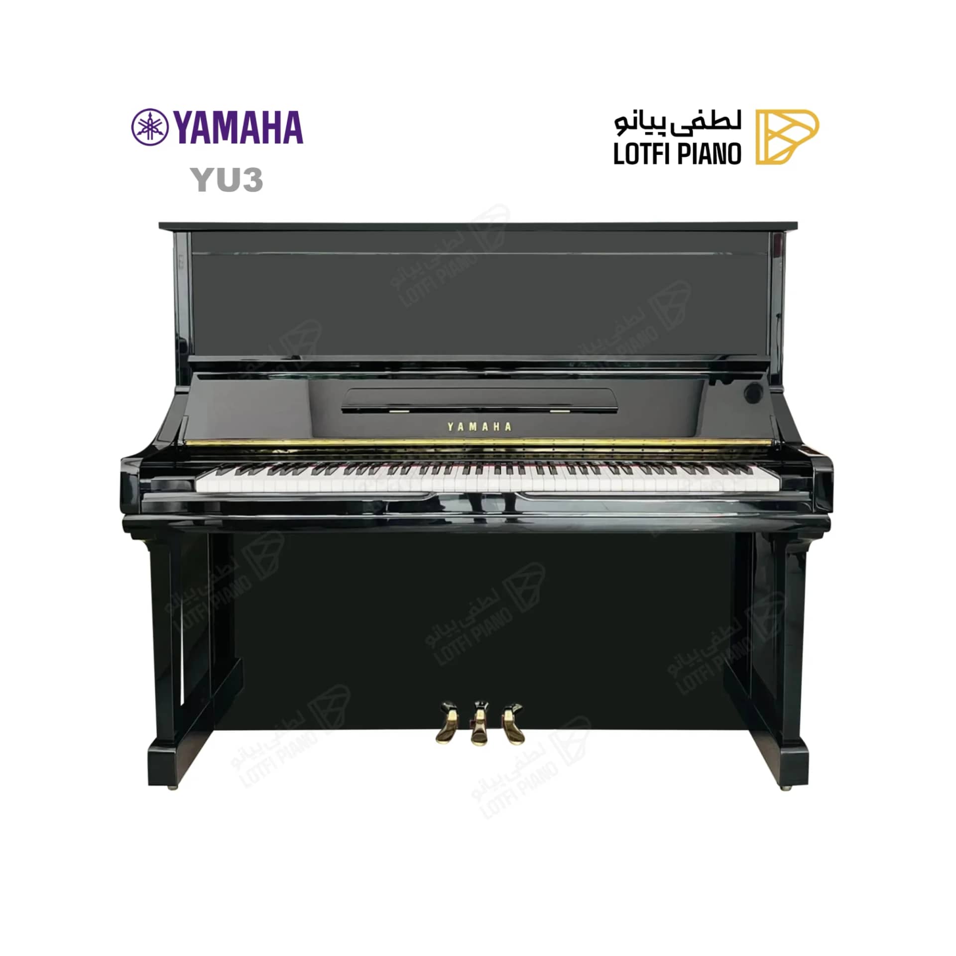 پیانو آکوستیک ياماها مدل YAMAHA YU3 - 2