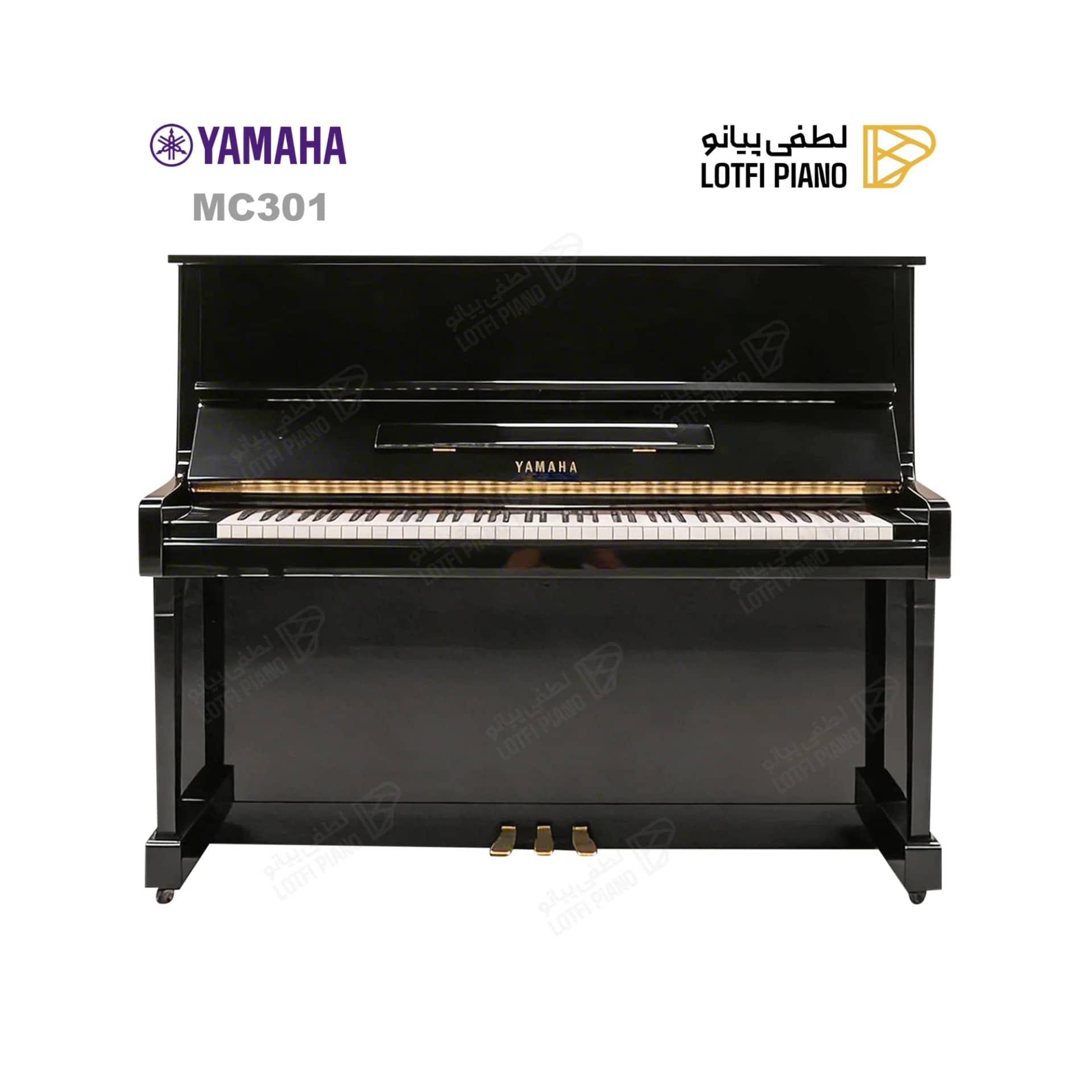 پیانو آکوستیک یاماها مدل YAMAHA MC301 - 2