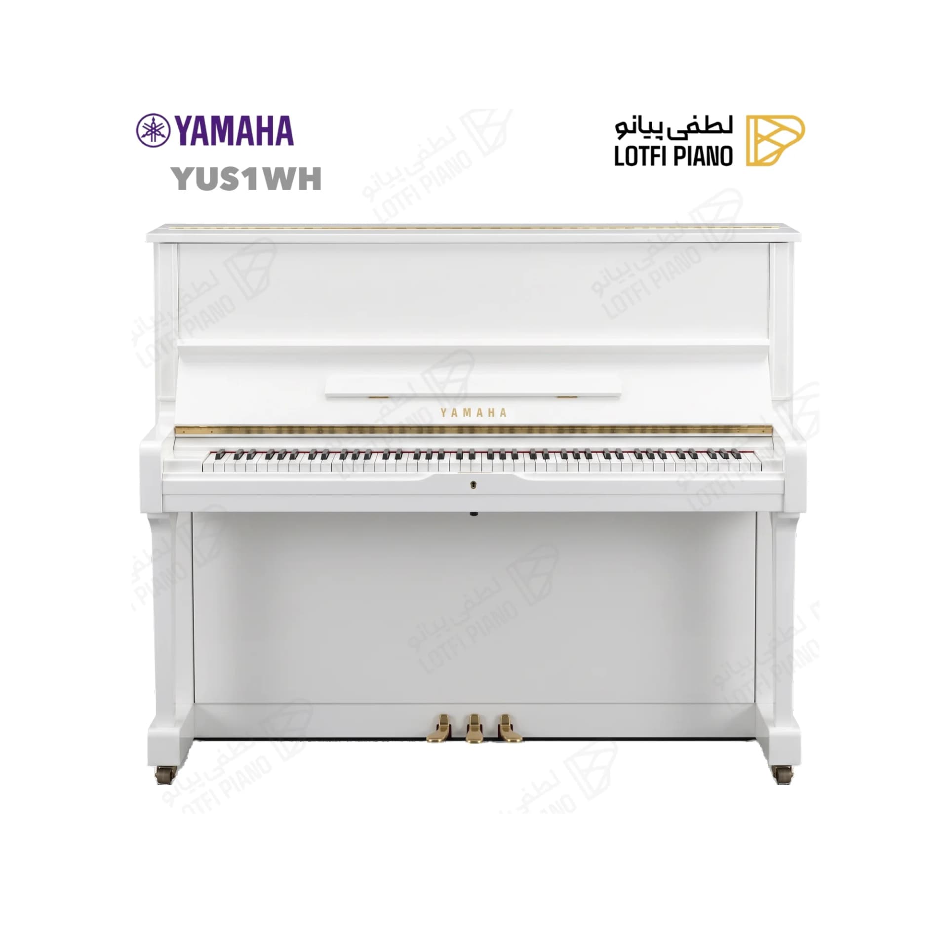 پیانو آکوستیک یاماها مدل YAMAHA YUS1WH