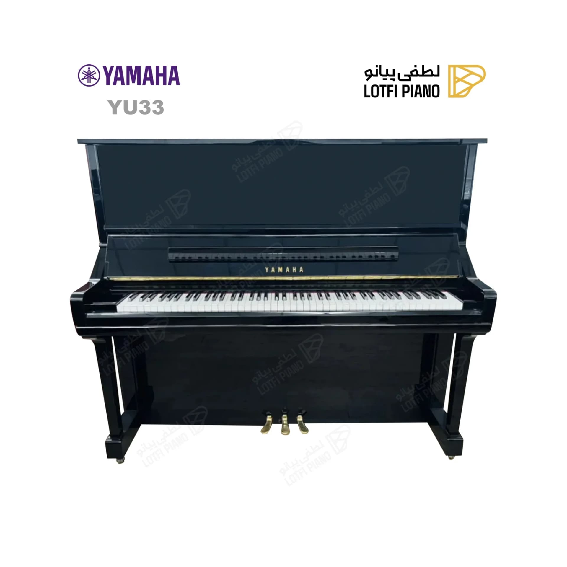 پیانو آکوستیک یاماها مدل YAMAHA YU33 - 1