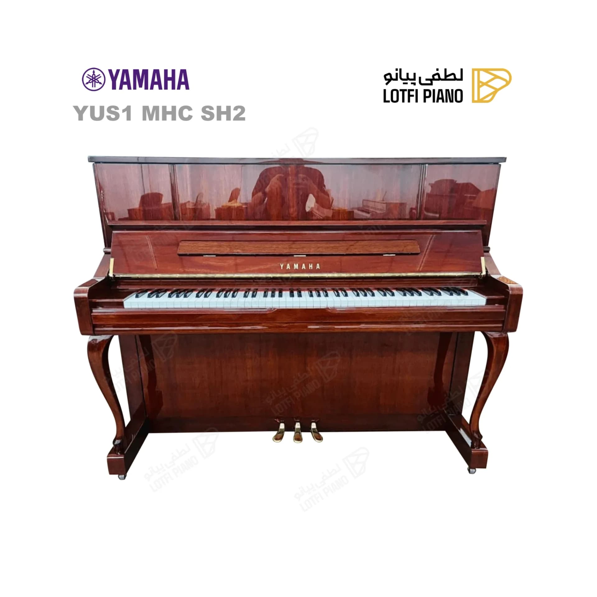 پیانو دیواری یاماها مدل  YAMAHA YUS1 MHC SH2