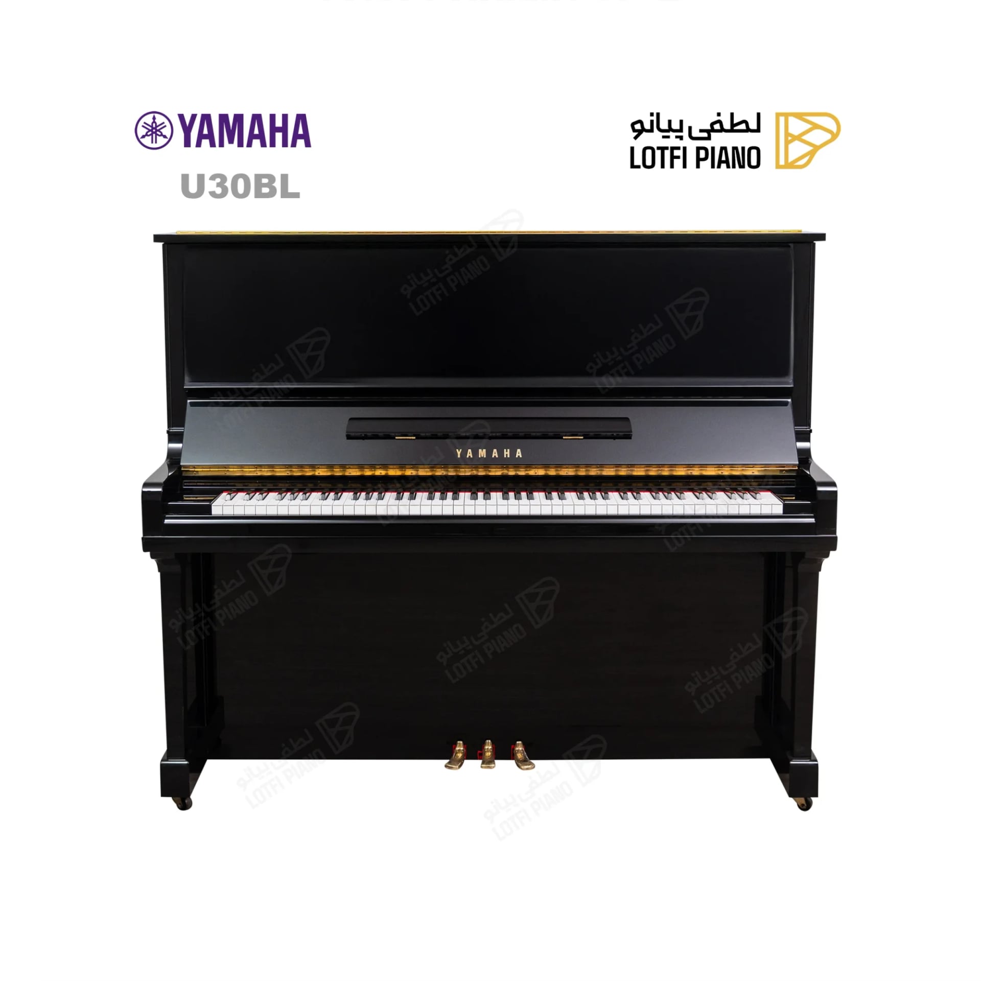 پیانو آکوستیک یاماها مدل YAMAHA U30BL - 1