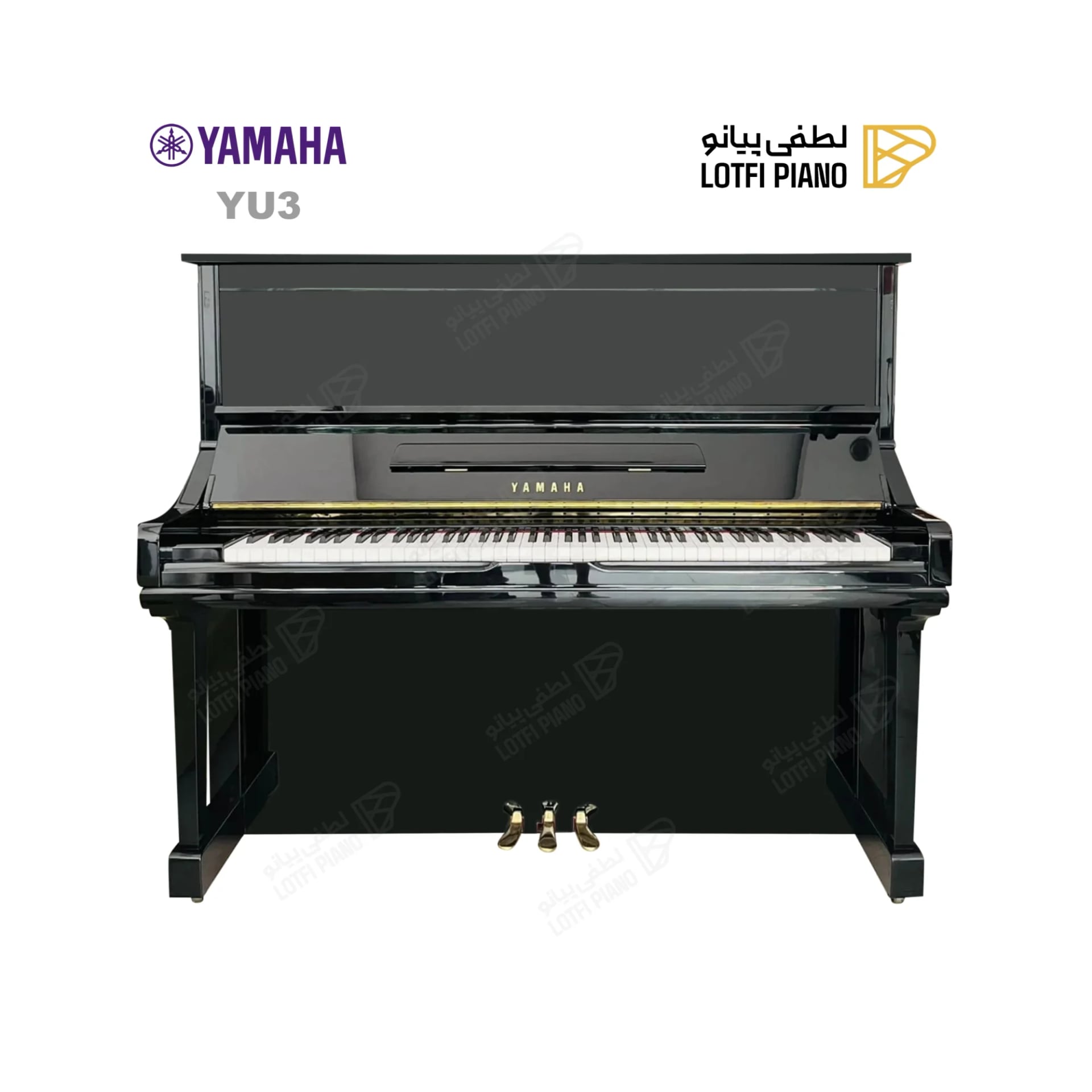 پیانو آکوستیک ياماها مدل YAMAHA YU3 - 1