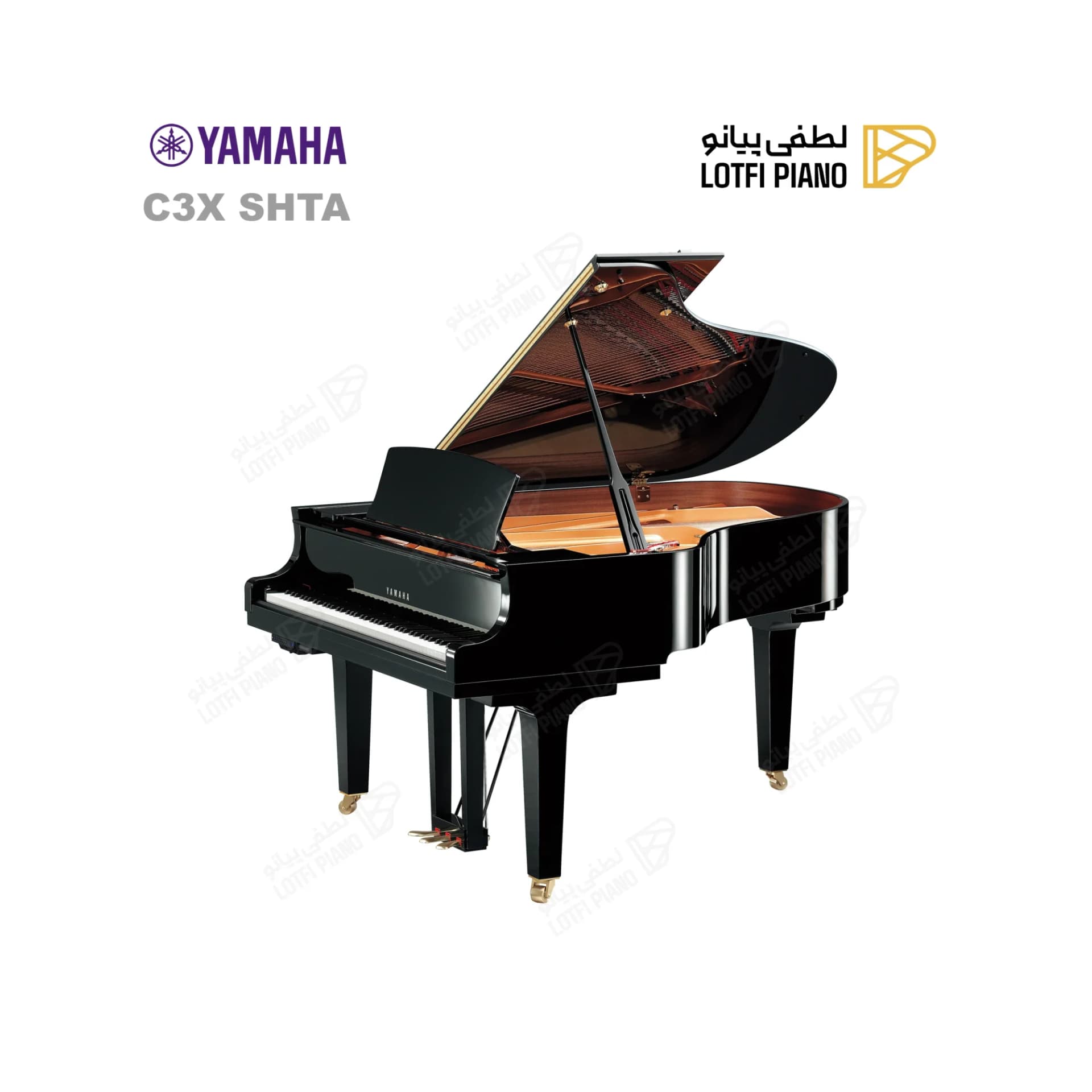 پیانو دیسکلاویه رویال یاماها مدل YAMAHA C3X SHTA