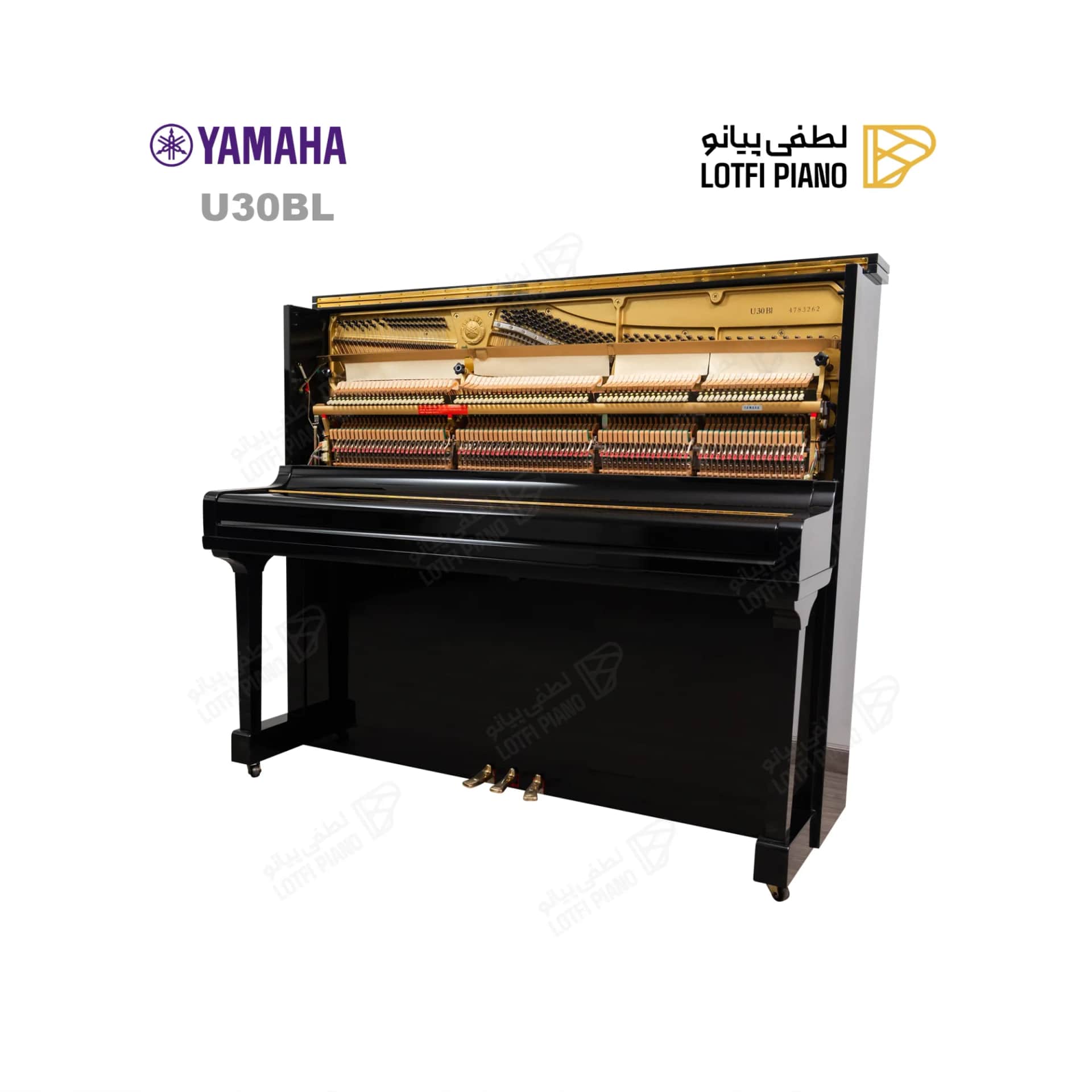 پیانو آکوستیک یاماها مدل YAMAHA U30BL - thumbnail 7