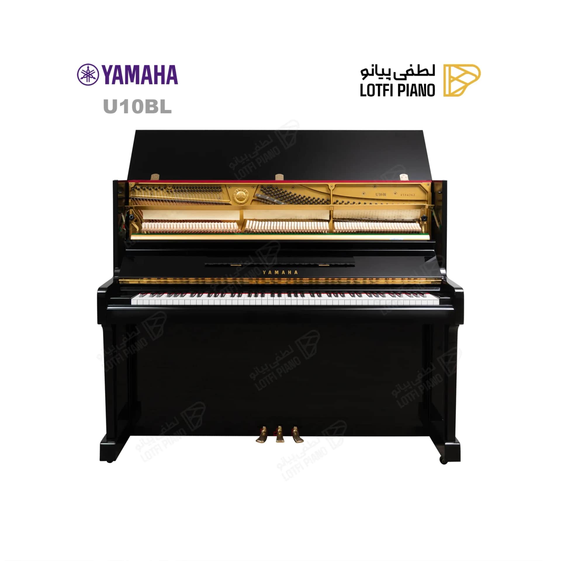 پیانو آکوستیک یاماها مدل YAMAHA U10BL - thumbnail 7