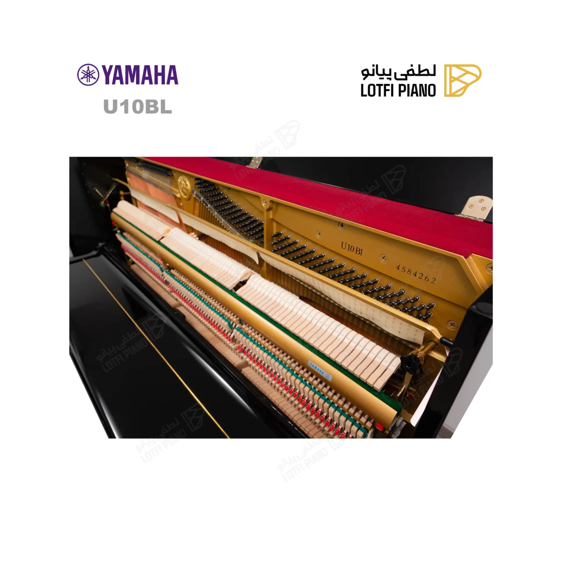 پیانو آکوستیک یاماها مدل YAMAHA U10BL - thumbnail 8