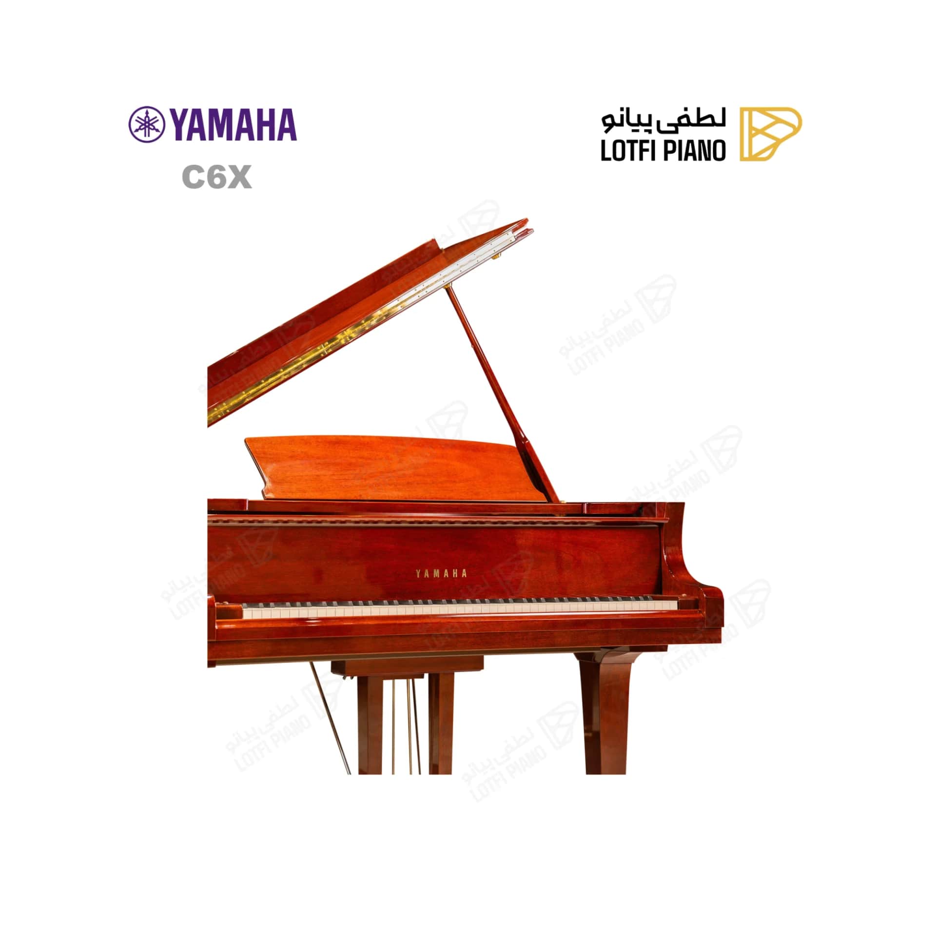 پیانو رویال یاماها مدل Yamaha C6X - thumbnail 7