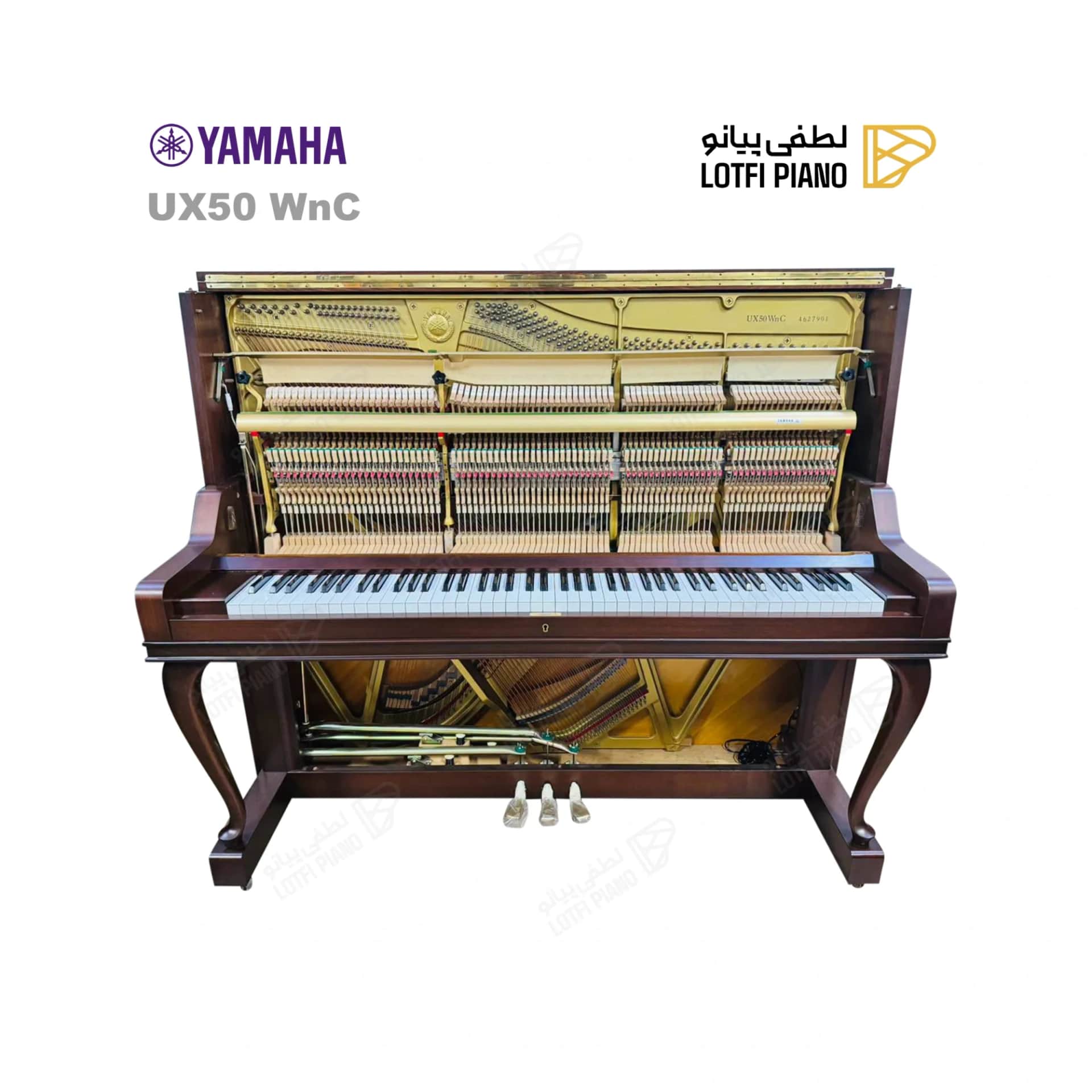 پیانو آکوستیک یاماها مدل YAMAHA UX50 WnC - 5