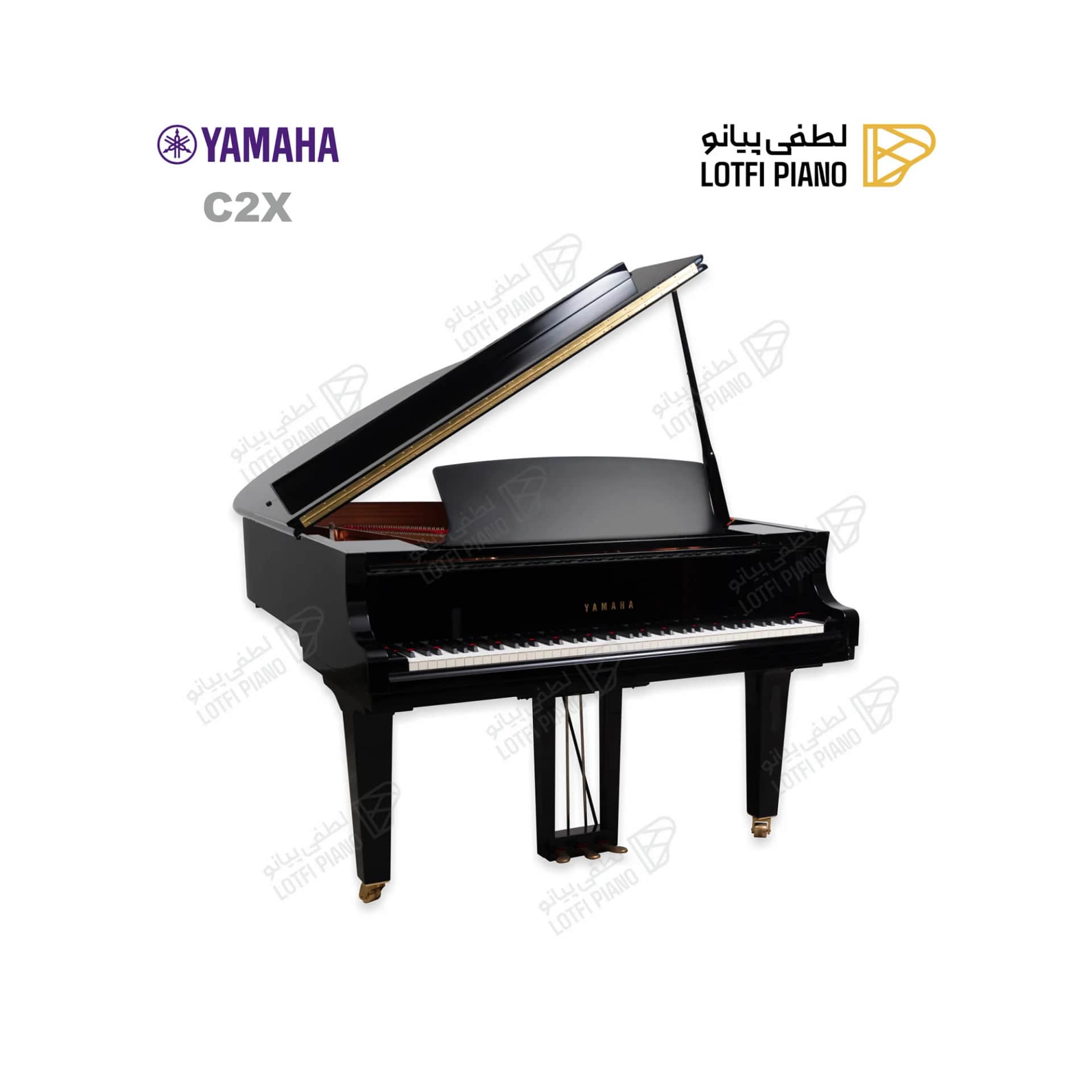 پیانو رویال یاماها مدل YAMAHA C2X - thumbnail 6