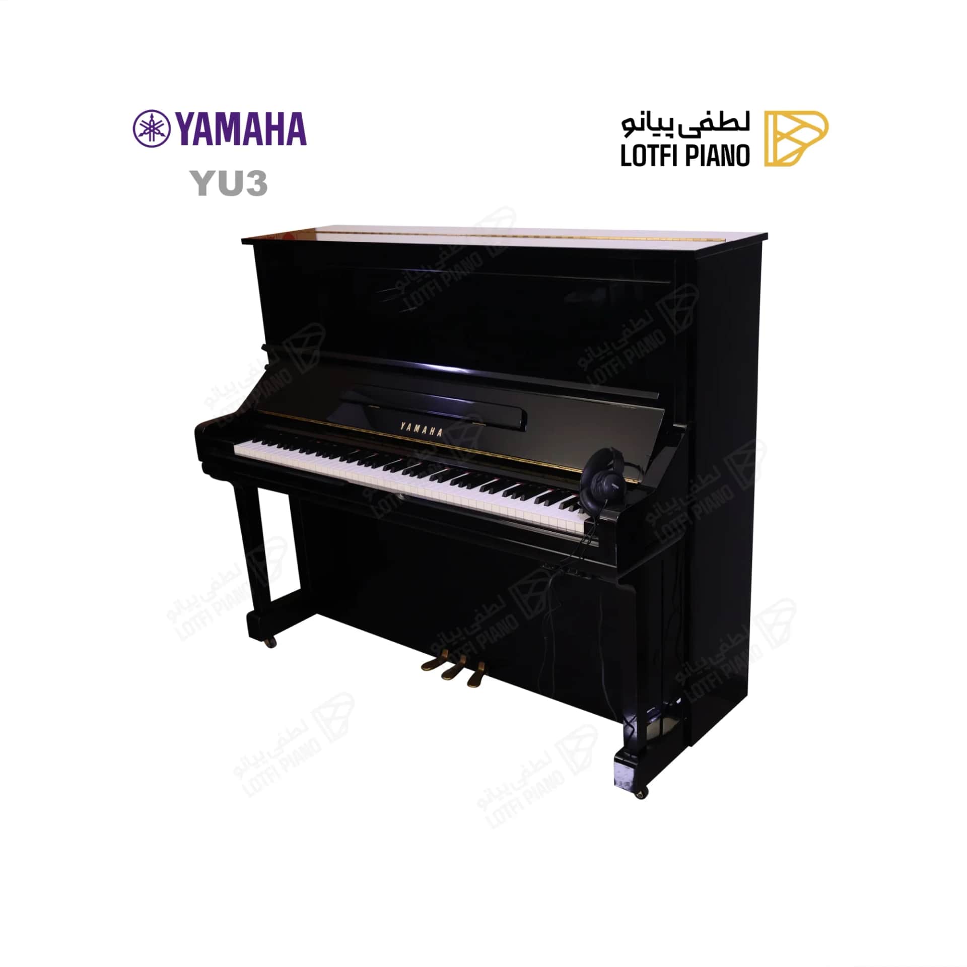 پیانو آکوستیک ياماها مدل YAMAHA YU3 - 9