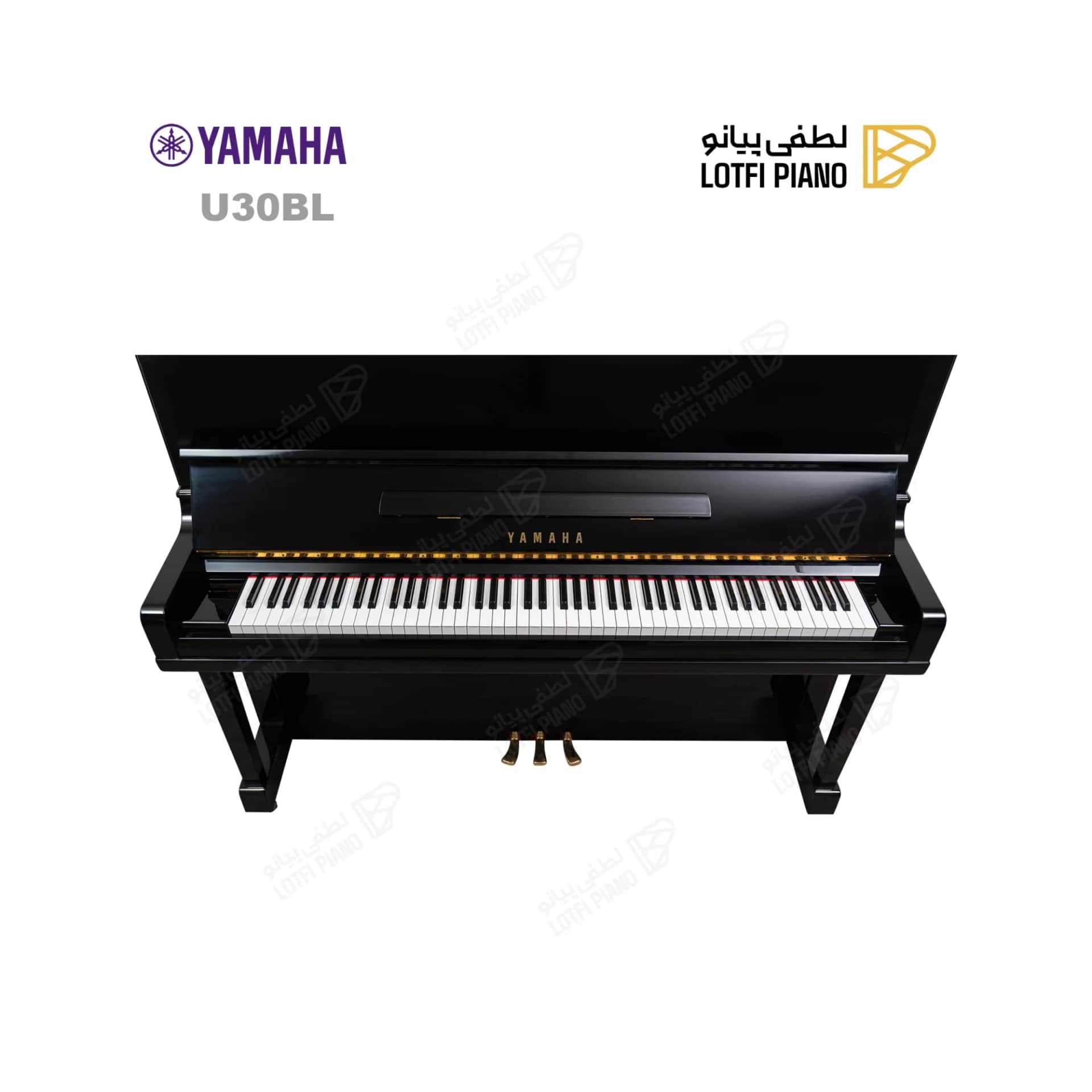 پیانو آکوستیک یاماها مدل YAMAHA U30BL - thumbnail 3