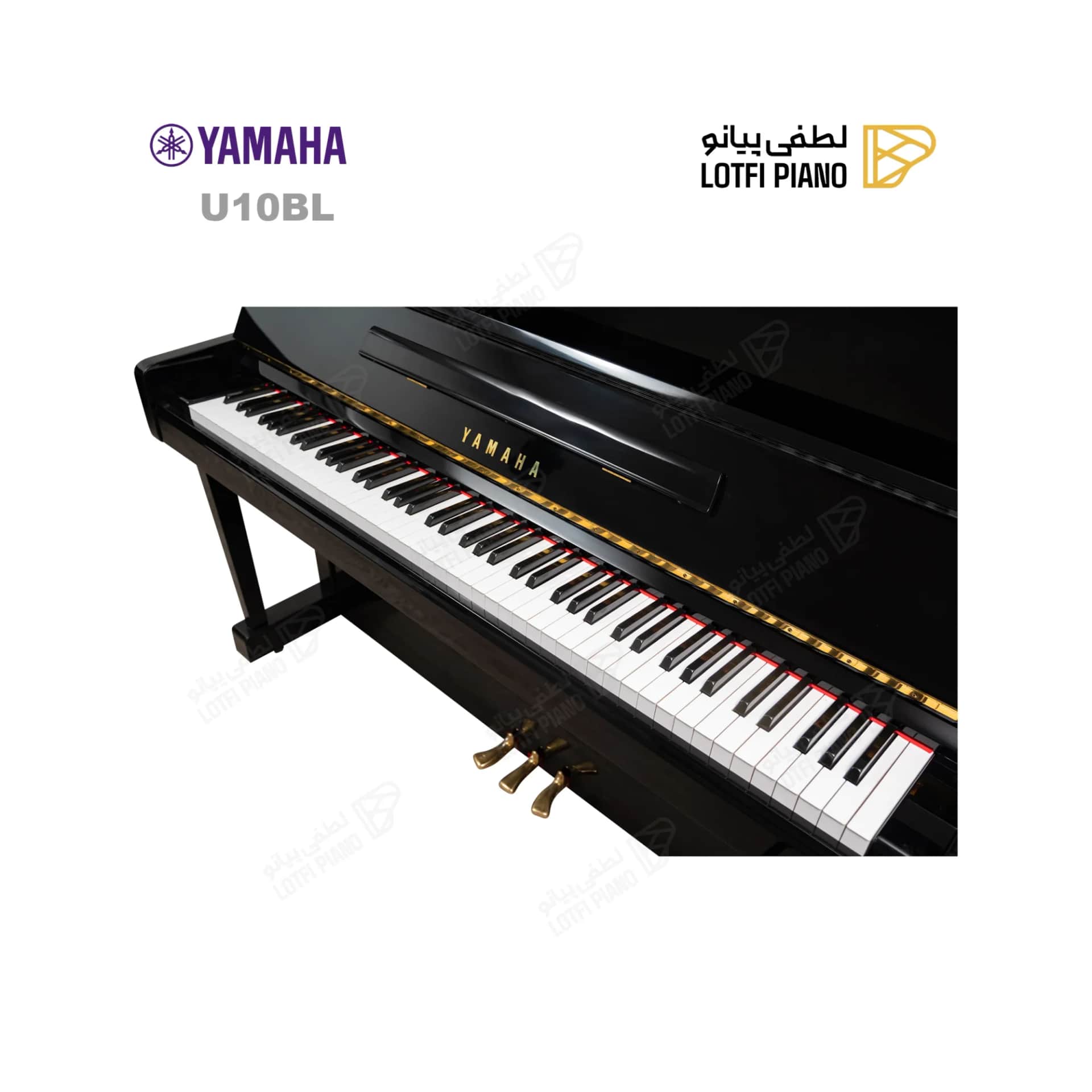 پیانو آکوستیک یاماها مدل YAMAHA U10BL - thumbnail 5