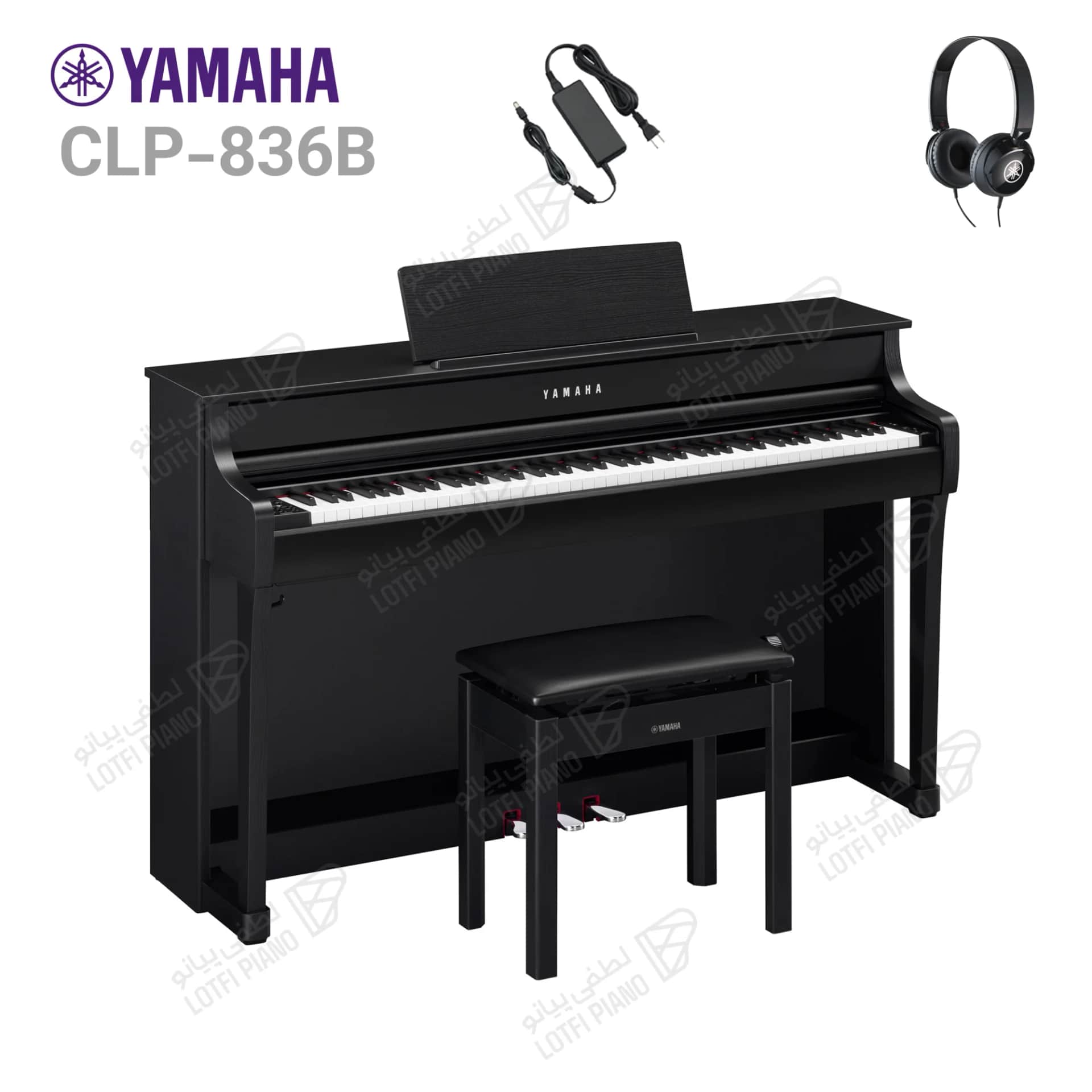 پیانو دیجیتال یاماها مدل YAMAHA CLP-836 - 10