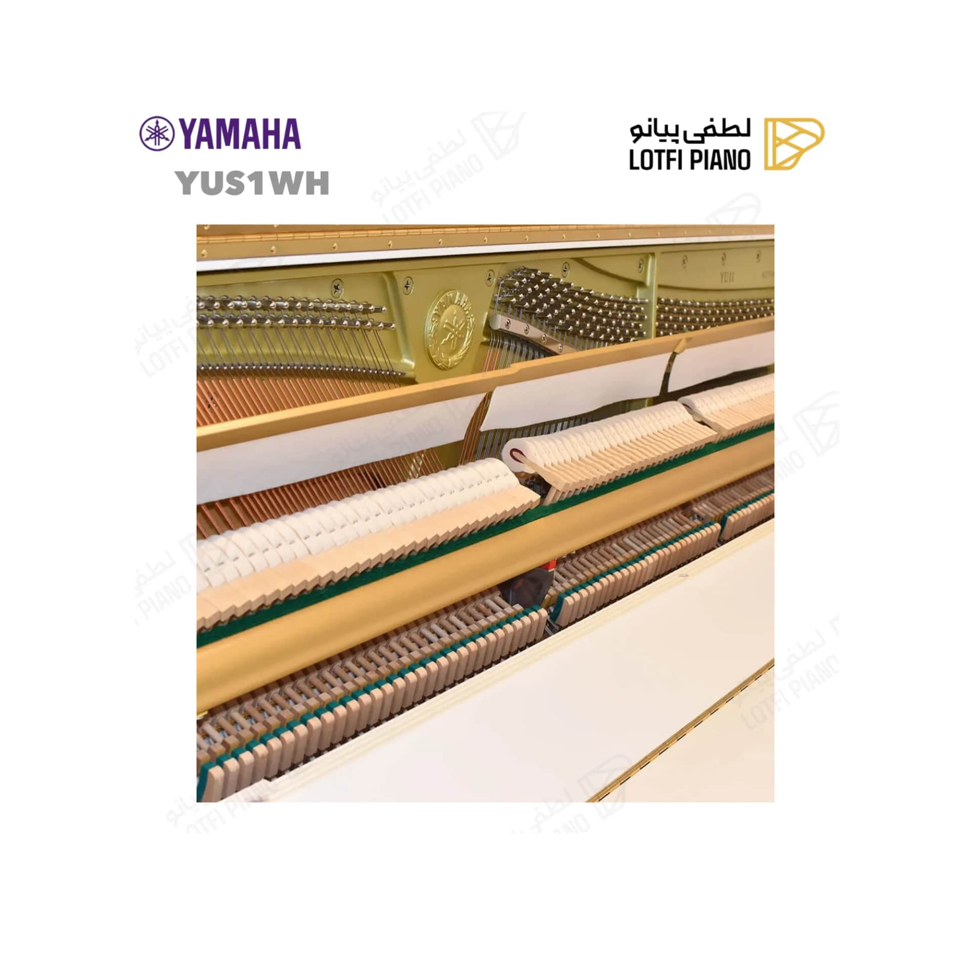 پیانو آکوستیک یاماها مدل YAMAHA YUS1WH - 10