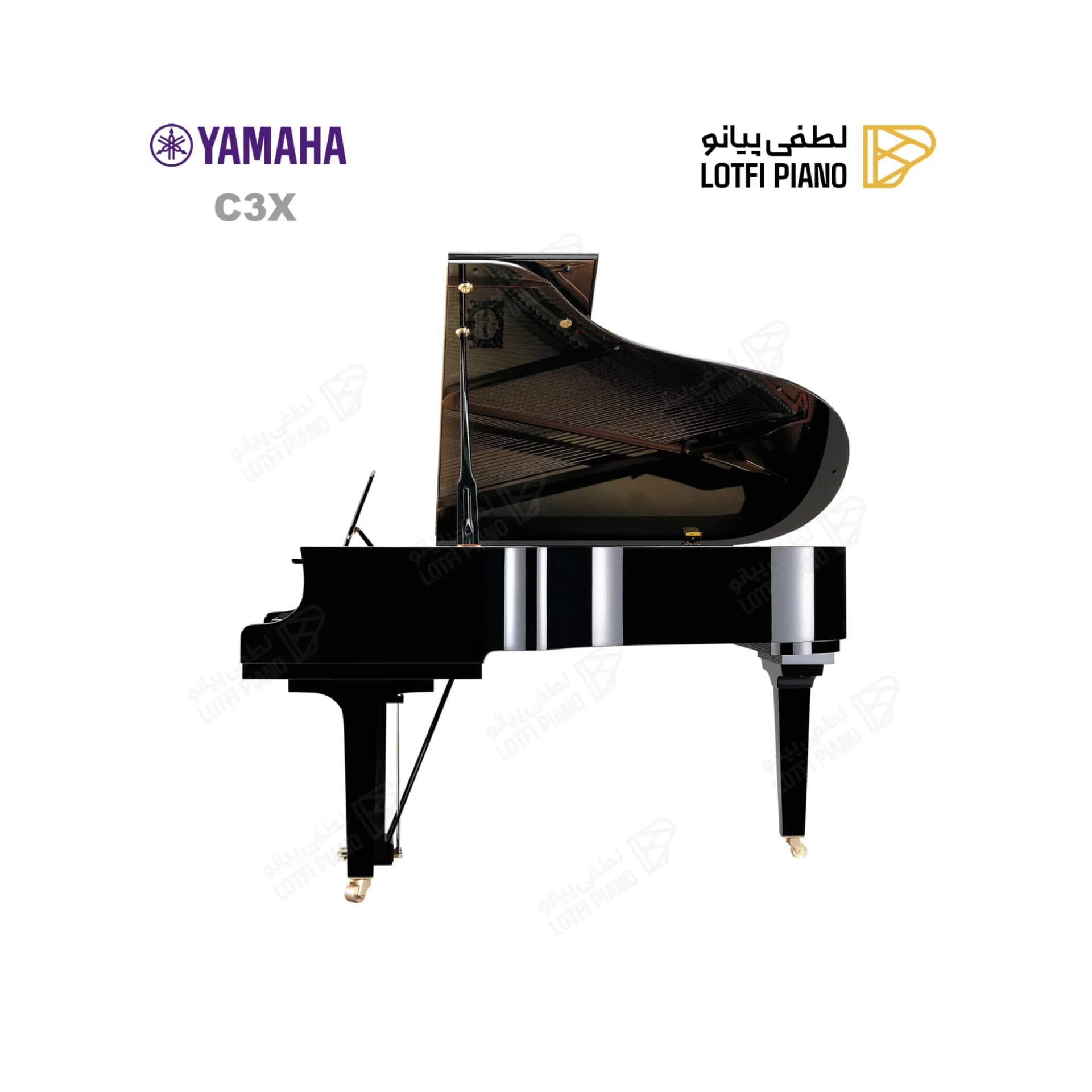 پیانو رویال یاماها مدل YAMAHA C3X - thumbnail 6