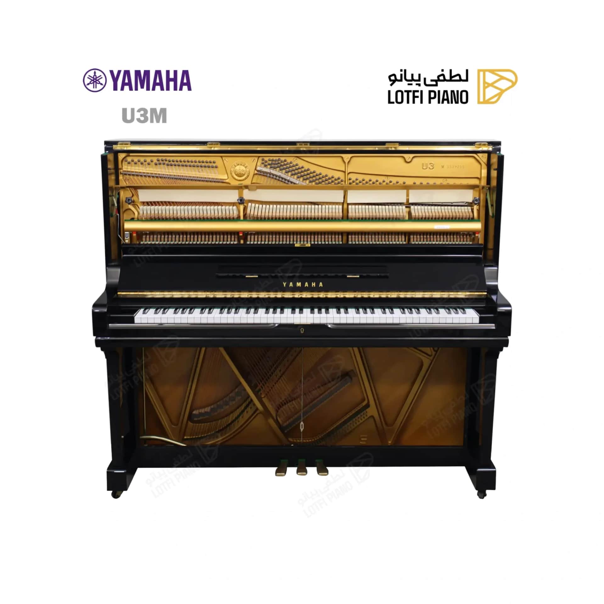 پیانو آکوستیک یاماها مدل YAMAHA U3M - thumbnail 4