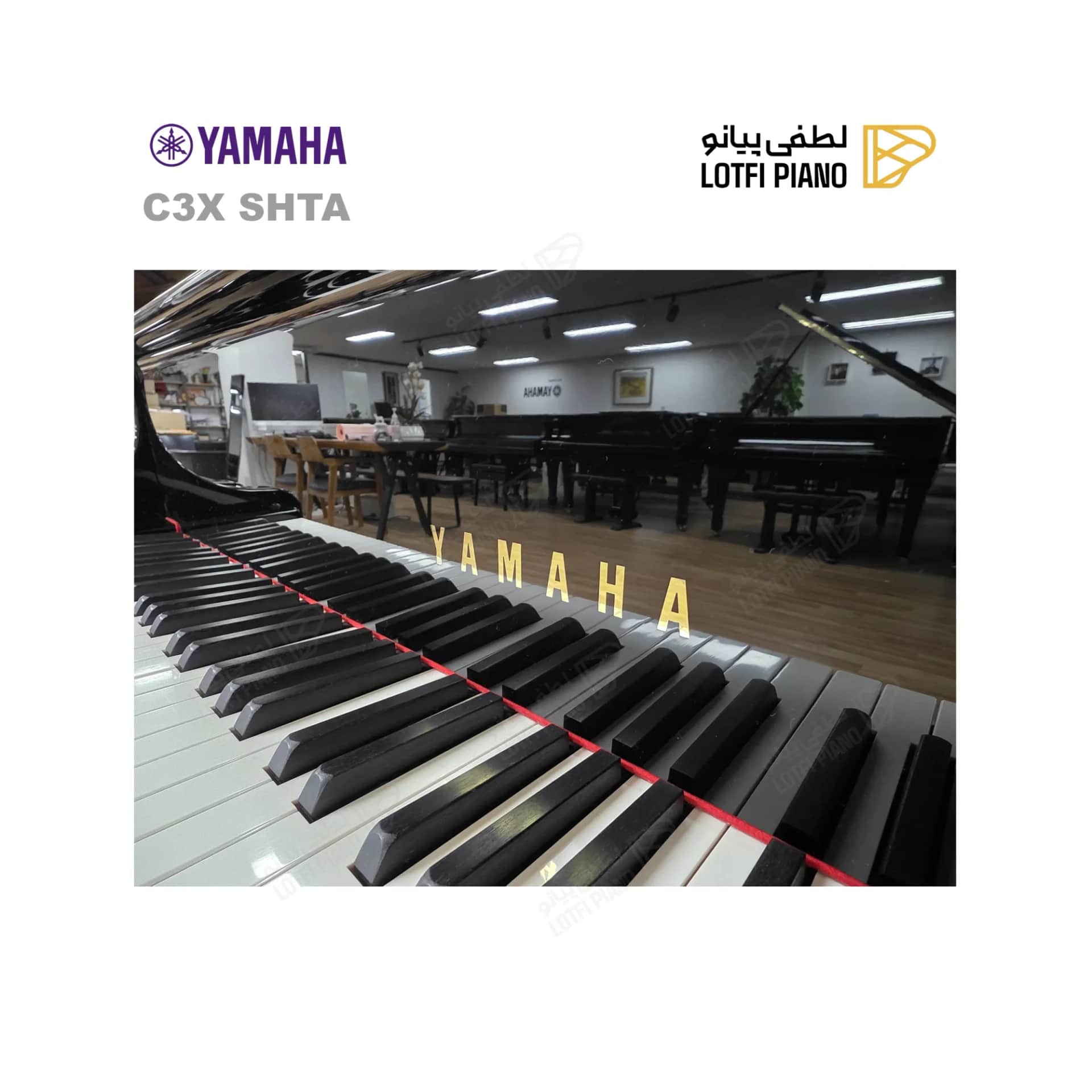 پیانو دیسکلاویه رویال یاماها مدل YAMAHA C3X SHTA - thumbnail 6