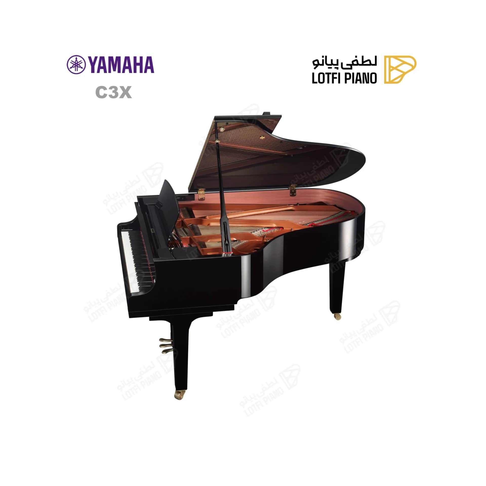 پیانو رویال یاماها مدل YAMAHA C3X - thumbnail 4