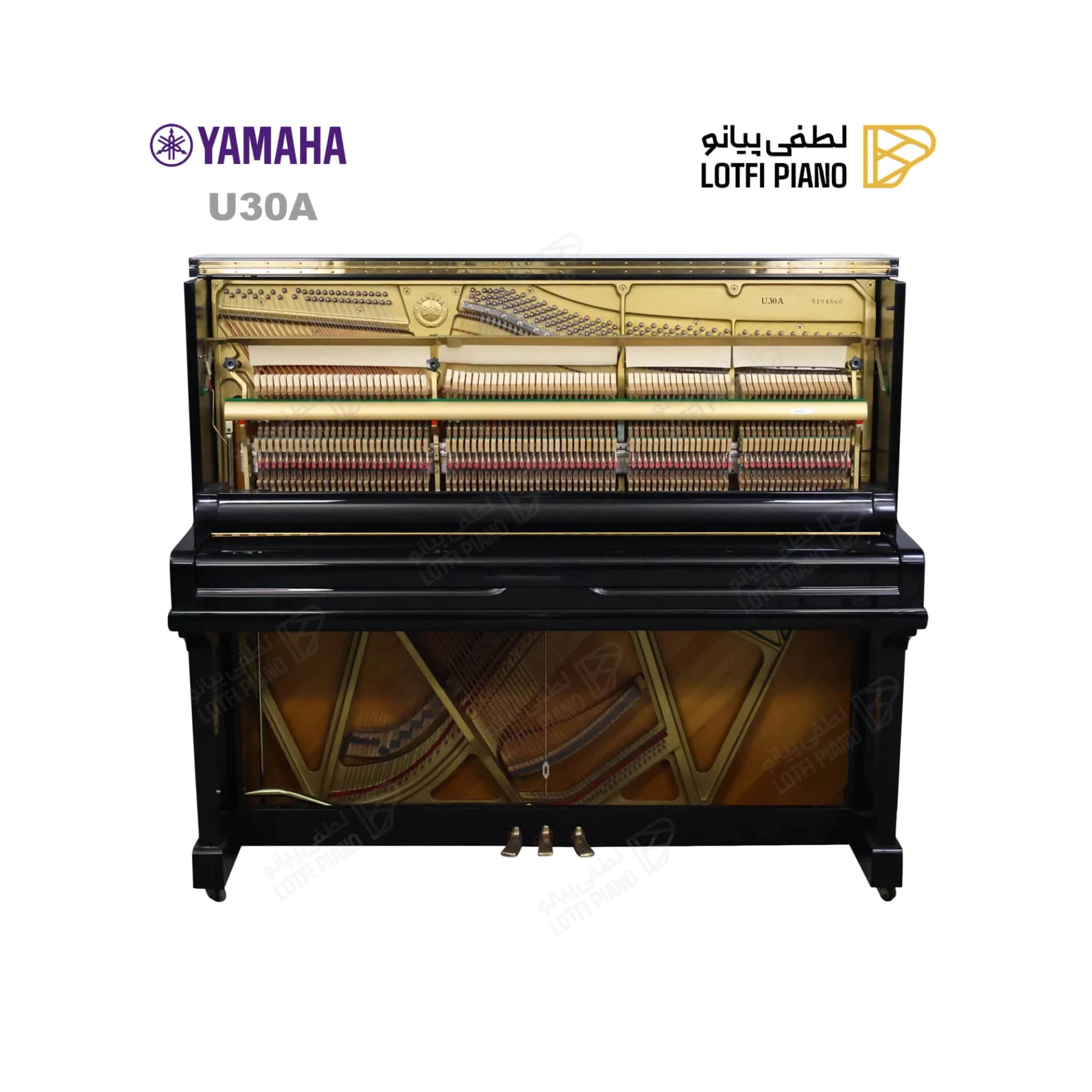 پیانو آگوستیک یاماها مدل YAMAHA U30A - 5