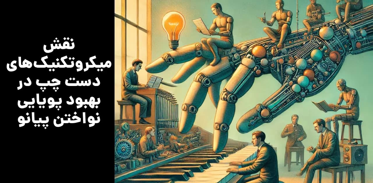 نقش میکروتکنیکهای دست چپ در بهبود پویایی نواختن پیانو